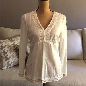 Express sequin & embroidered Indian style top
